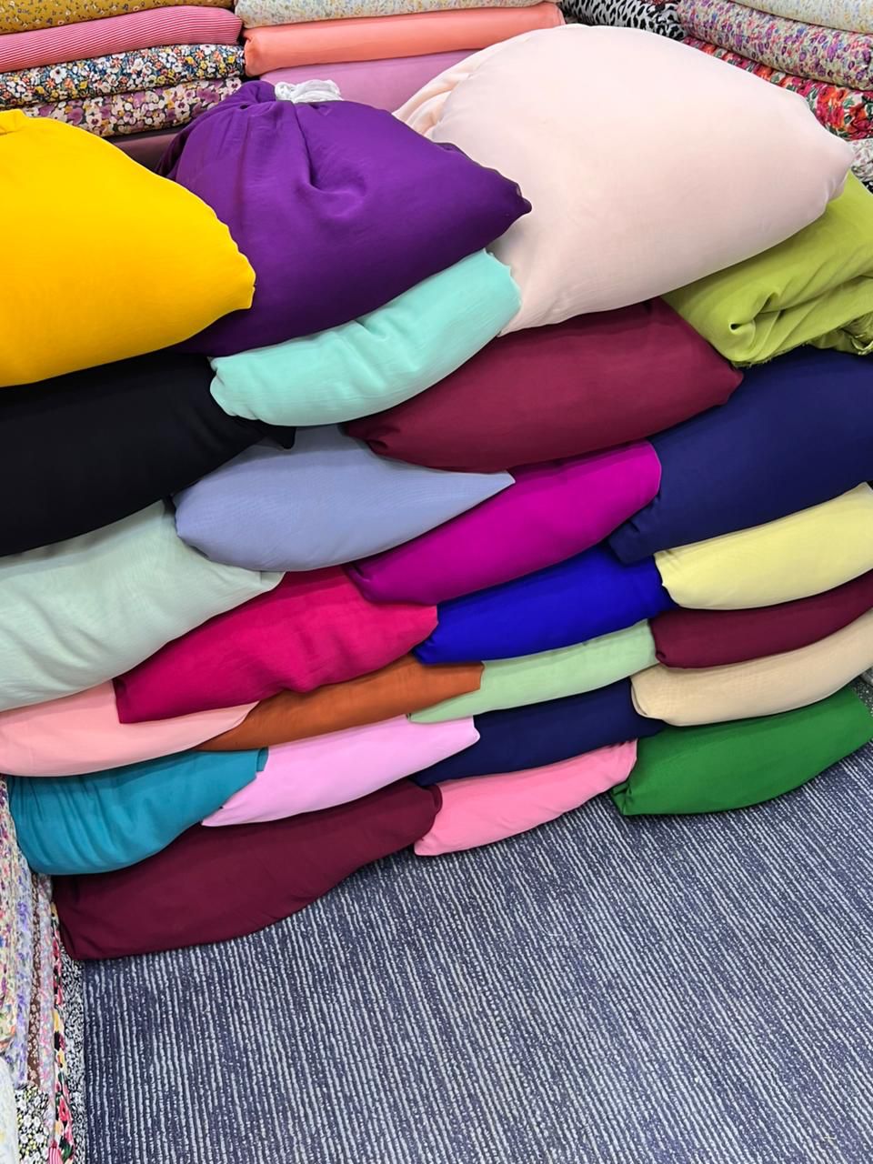 Sada Chiffon Fabric – 58" soft luxury unstitched cloth