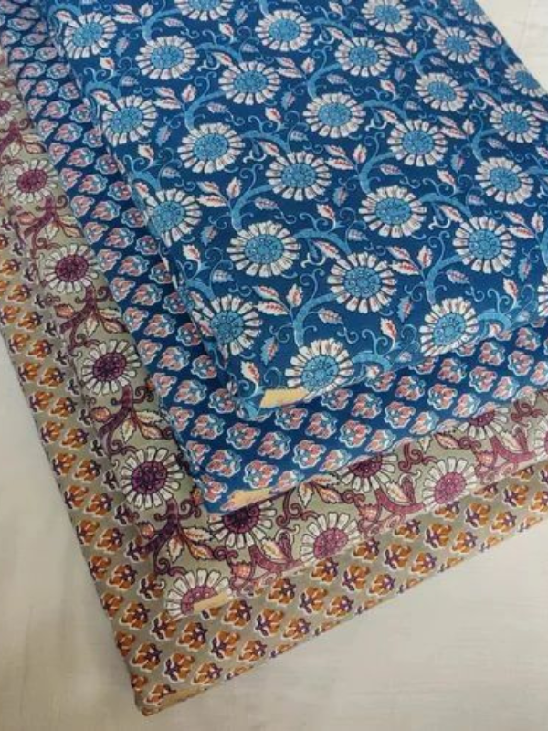 Blush Petal Pink Printed Lawn Unstitched Fabric (Soft Flowy Finish) Bulk Order