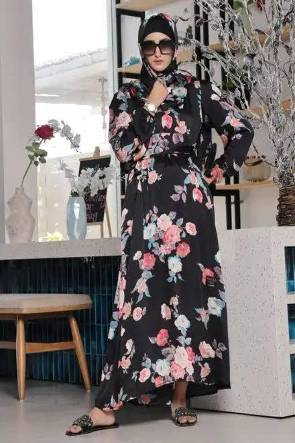 Retro printed Mangan textile – wholesale Eastern fashion material