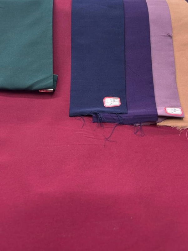 Plain Oil-peach Unstitched Fabric – Maroon (Timeless Classic) Bulk Order