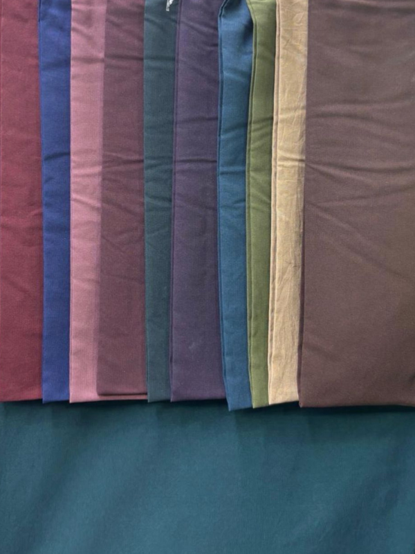 Plain Oilpeach Unstitched Fabric – Navy Blue (Refined Evening Tone) Bulk Order