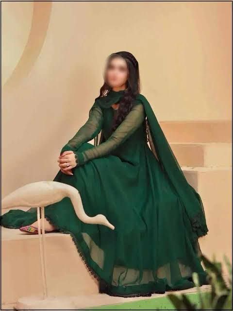 Deep Forest Green Chiffon – 58” unstitched luxury chiffon fabric wholesale by bulkwearz.com