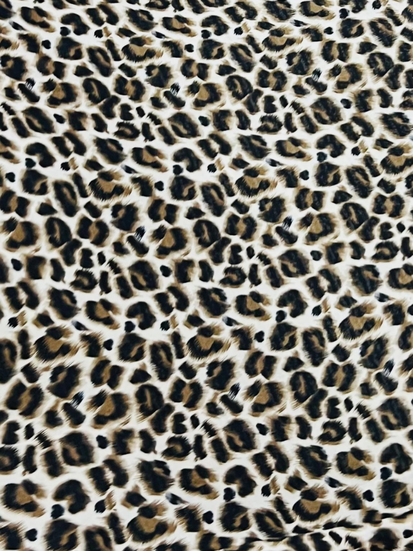 Premium chiffon fabric with golden leaves print - breathable and soft - BulkWearz