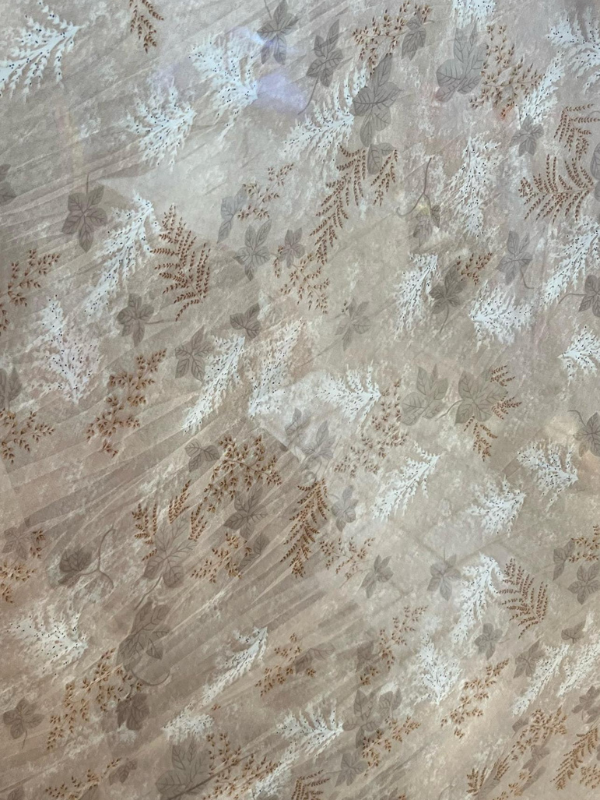 Elegant pastel printed chiffon fabric – 58 inches wide – soft and breathable – BulkWearz wholesale