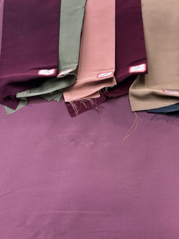 Brown Plain Oilpeach – 58” luxury unstitched fabric wholesale by BulkWearz